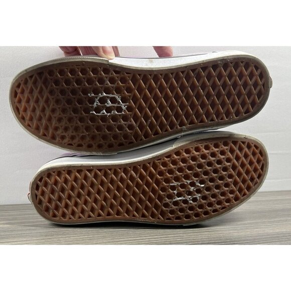 Vans Old Skool Sneakers Women's 10 Mens 8.5 Solid Purple Canvas Low Top 751505 - Picture 8 of 11